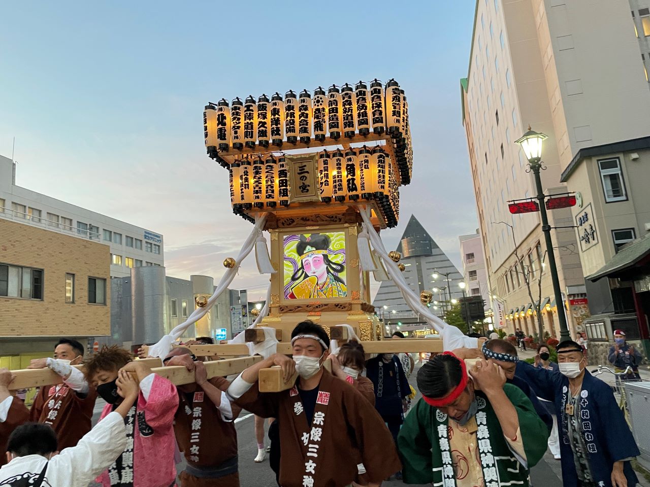 三之宮御披露目渡御1日目の様子5